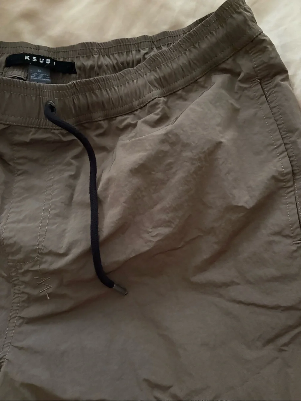 Ksubi Men's Olive Green Swim Trunks